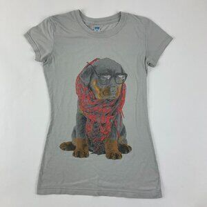 Tnt Womens T Shirt Short Sleeve Gray Medium